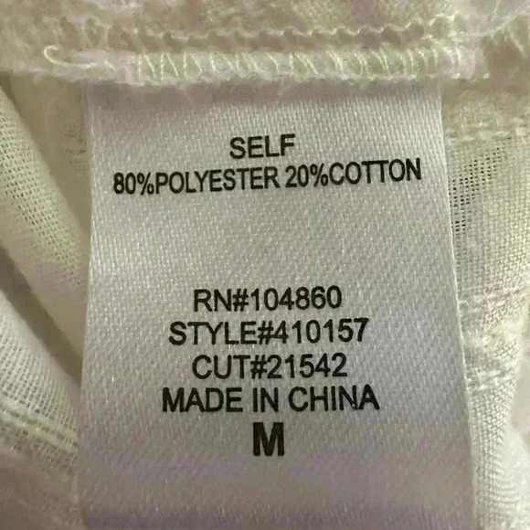 Chloe & Katie white Embroidered Women's Blouse (330) - Picture 11 of 12